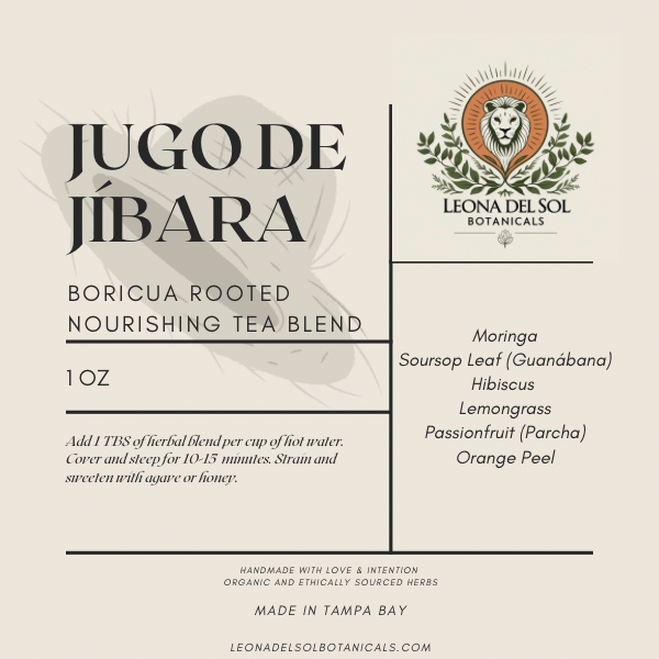 JUGO DE JIBARA BORICUA ROOTED NOURISHING TEA BLEND